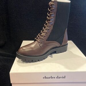 Charles David brown boots